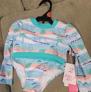 2 Piece Cocomelon Swimming Suit